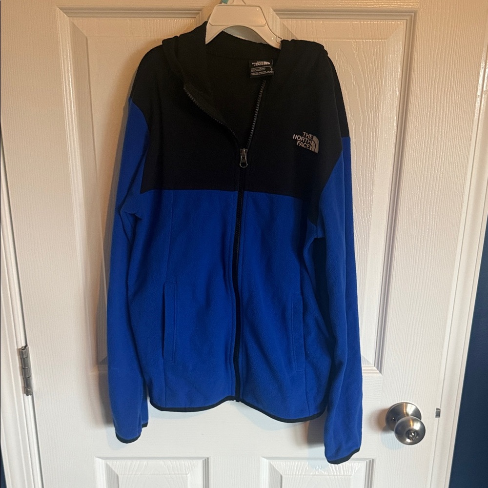 The North Face Kids Two-Tone Black and Blue Jacket